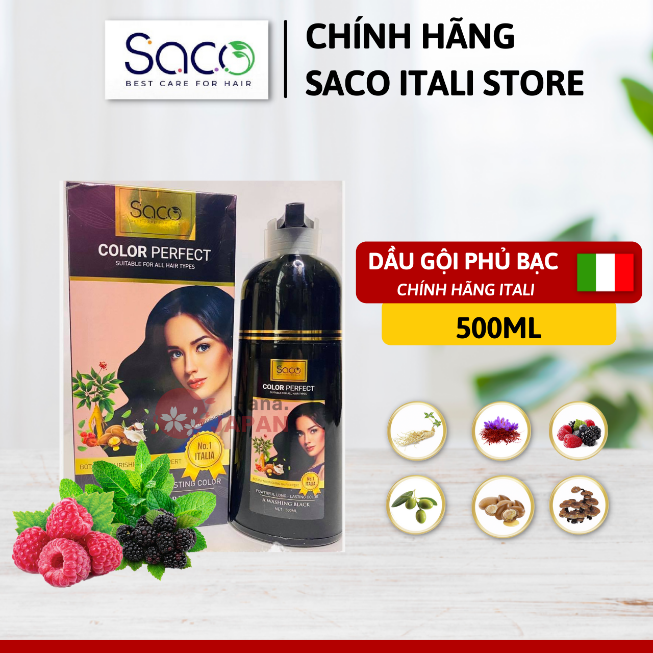 Nhuộm tóc dầu gội thảo dược 500ml chính hãng, Phủ Bạc Tóc Từ Lần Gội Đầu Tiên Sin Hair, Komi, Laco