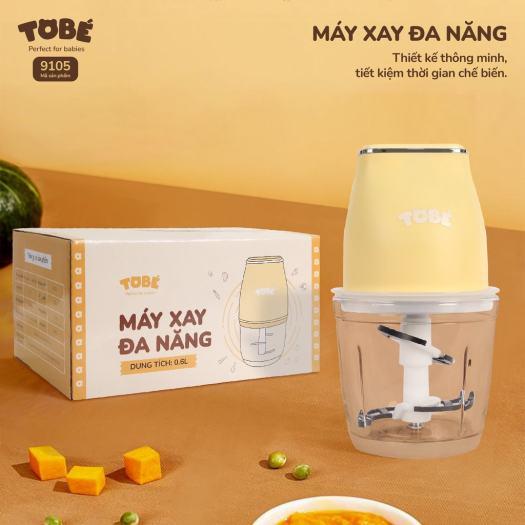 Máy Xay Đa Năng Tobé 600ml Cối Thuỷ Tinh, Máy Xay Ăn Dặm