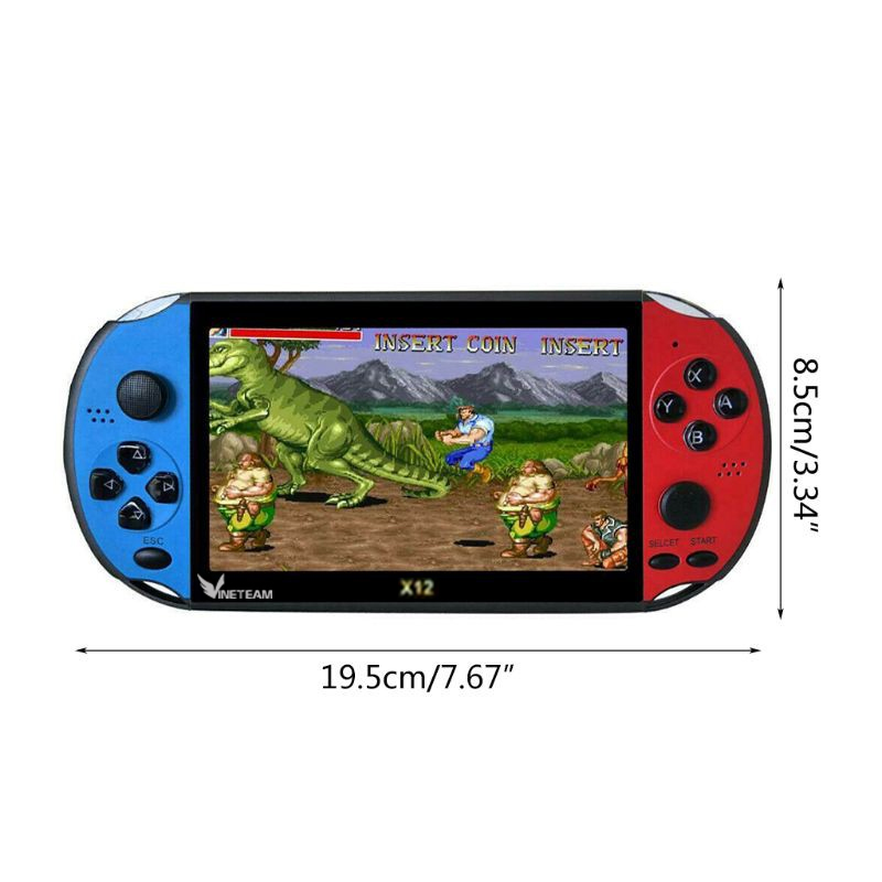 Máy Chơi Game PSP VINETTEAM X12 Tay Cầm Chơi Game 5.1 Inch 8GB Video Game Người Chơi Tích Hợp Sẵn 2000 Trò Chơi- 4075- Hàng Nhập Khẩu( màu ngẫu nhiên)