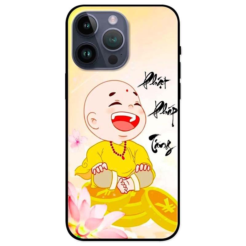 Ốp lưng dành cho Iphone 14 - Iphone 14 Plus - Iphone 14 Pro - Iphone 14 Pro Max - Chú Tiểu Tăng Phật Pháp