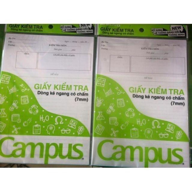 Giấy kiểm tra Campus có chấm TP-BS70G-25