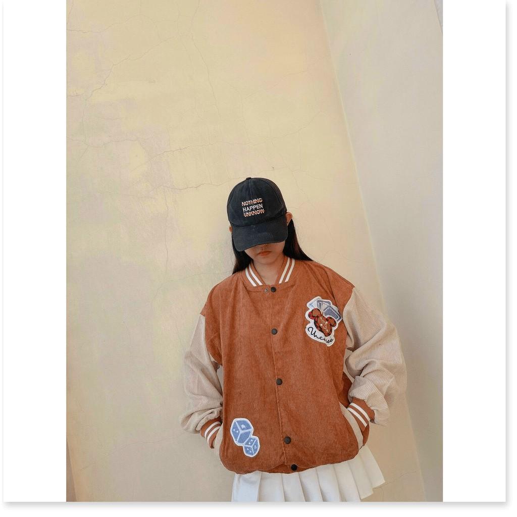 ÁO KHOÁC NHUNG BOMBER NỮ,THIẾT KẾ CHẤT LIỆU VÃI THOÁNG MÁT HỢP THỜI TRANG 1HIT1 FASHION