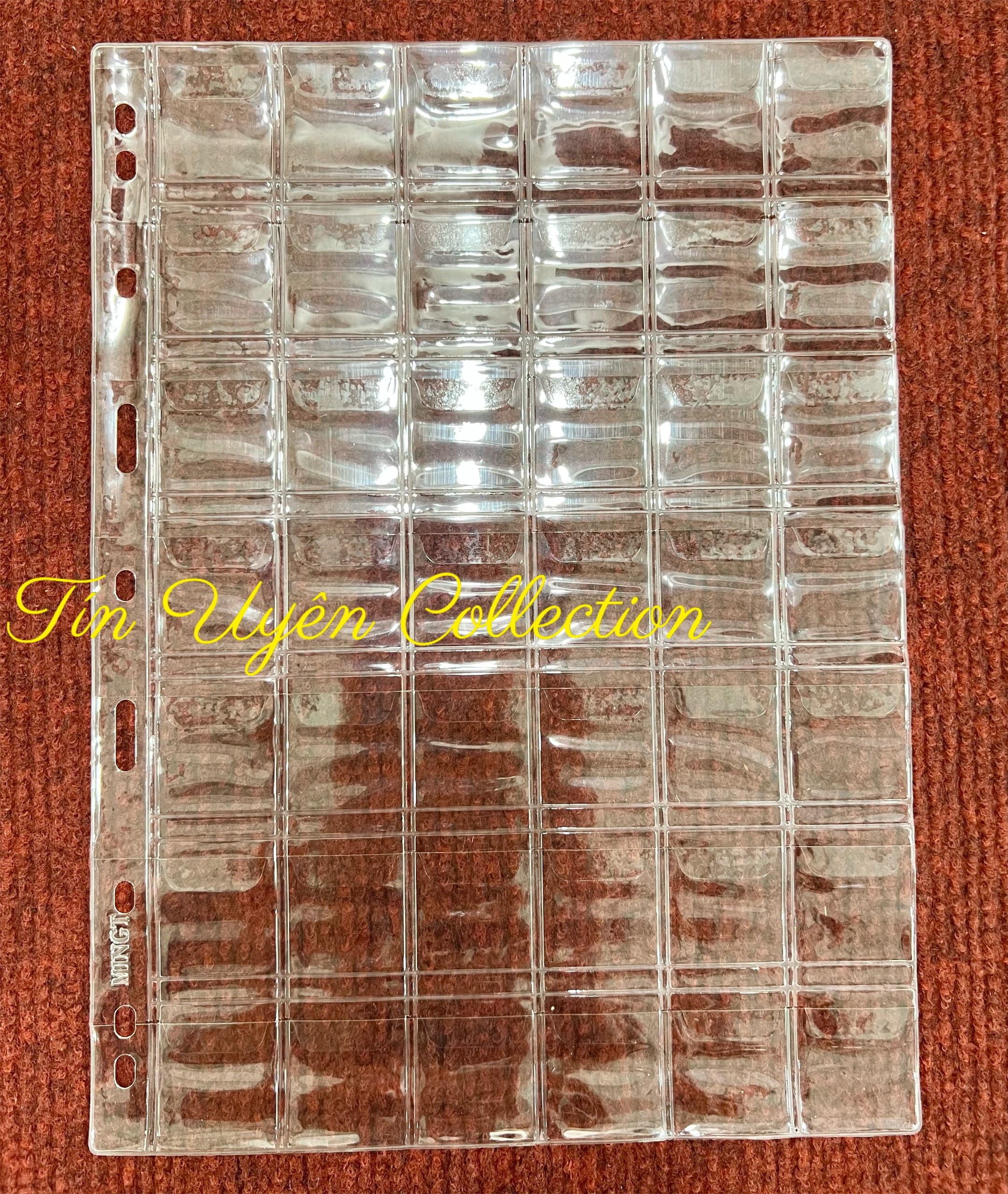 Combo 10 Phơi Đựng Xu 42 Ô Trong Suốt chính hãng Mingt - PCCB