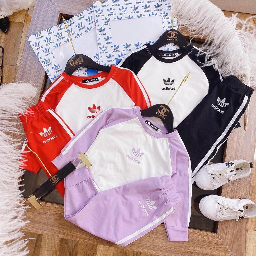 Bộ ngủ bộ dài Adidasxuất khẩu cho bé