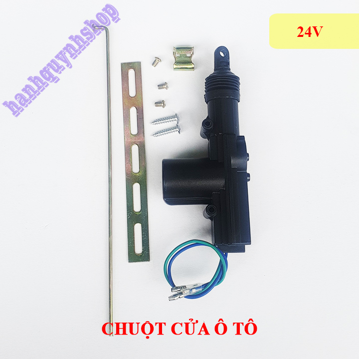 Chuột cửa ô tô 12V 24V 2 dây loại tốt màu đen