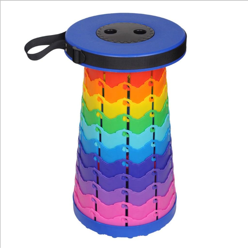 Ghế xếp di động MultiColor TelescopicStool️ - 7 sắc cầu vòng