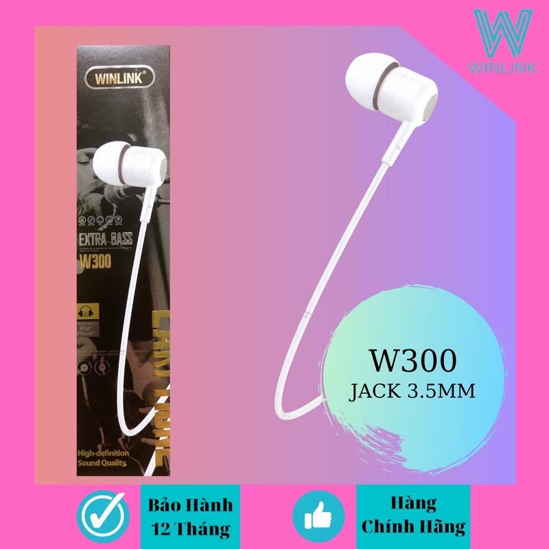 Tai Nghe Winlink W300 (Samsung, Oppo, Vivo, Vsmart) - Jack 3.5MM - hàng chính hãng