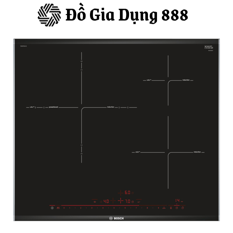 Bếp từ 3 vùng nấu Bosch PID675DC1E - Series 8 - SX Tây Ban Nha - Hàng chính hãng