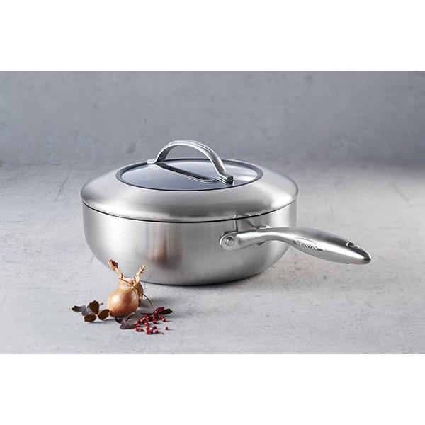 Chảo chống dính đáy từ cao cấp Scanpan CTX 26cm 65082600, đúc liền 7 lớp, bảo hành chống dính 3 năm, sản xuất tại Đan Mạch