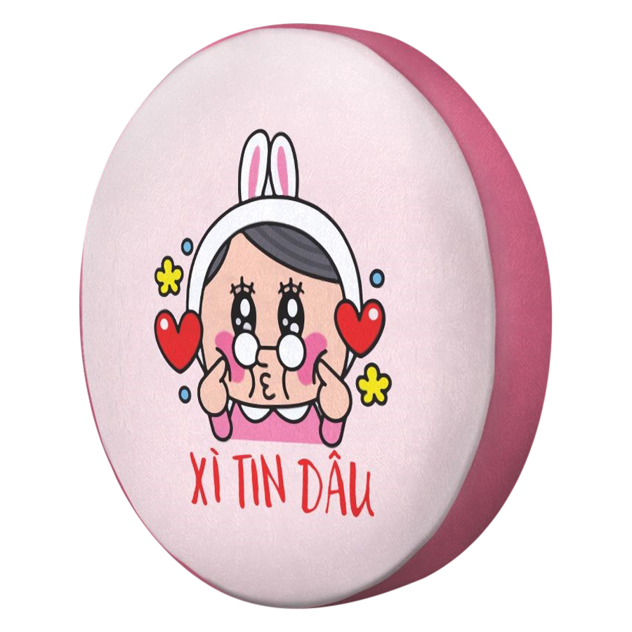 Gối tròn Xì tin dâu - GOFU445