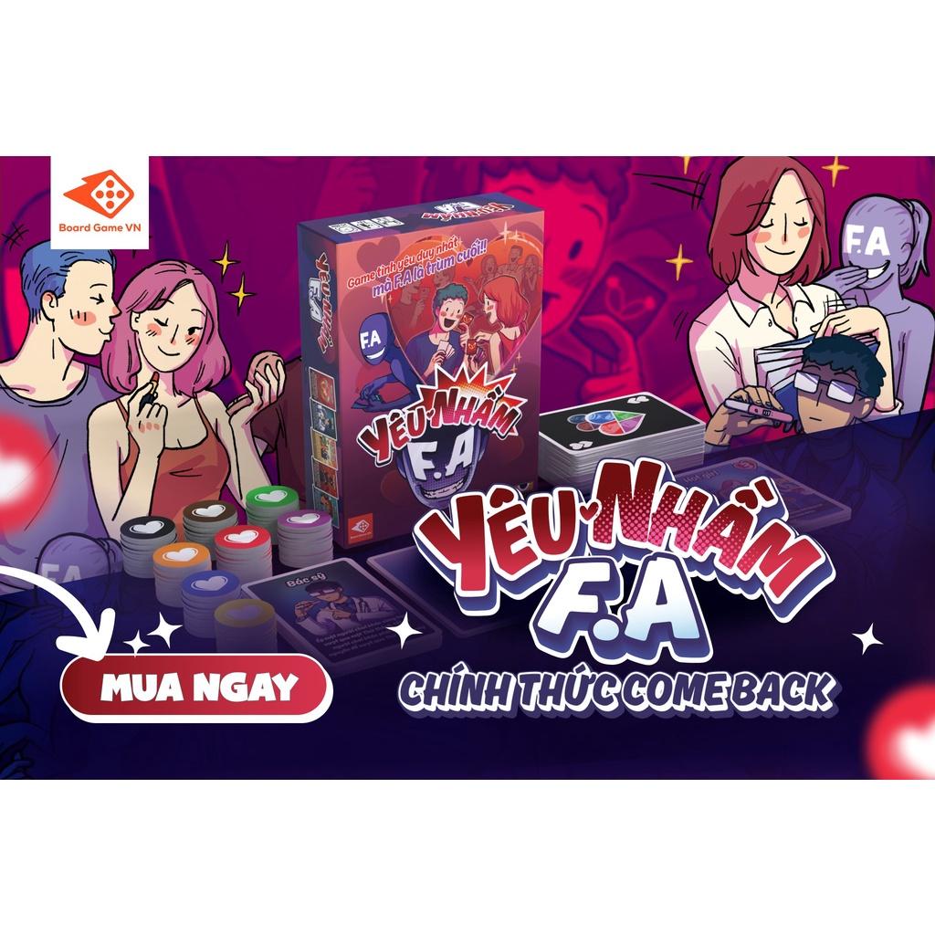 YÊU NHẦM FA 2023- Party Game Chính Hãng, Game Thẻ Bài Cực Hay Cho Giới Trẻ -Đồ Chơi MeduShop