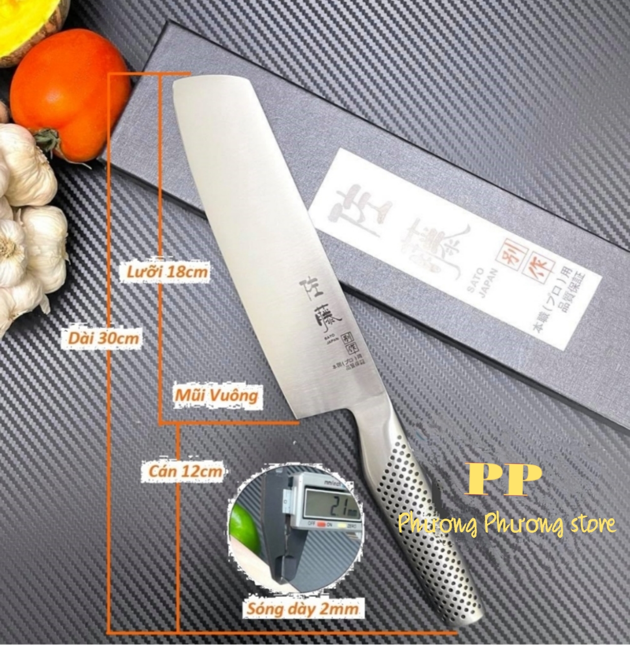 DAO THÁI CÔNG NGHỆ NHẬT ĐẲNG CẤP SATO JAPAN Mẫu Mới SIÊU BÉN - CÔNG NGHỆ ĐÚC NGUYÊN KHỐI NỘI ĐỊA NHẬT BẢN