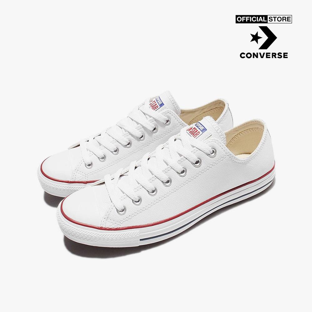 CONVERSE - Giày sneakers cổ thấp unisex Chuck Taylor All Star Leather 132173C