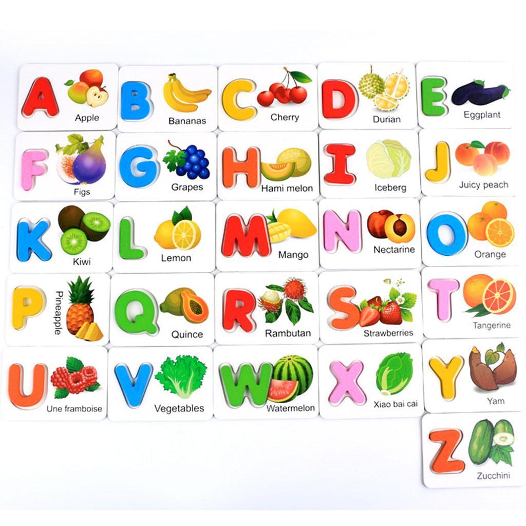 Matching Letter Game Early Educational Toy for Children Birthday Gifts