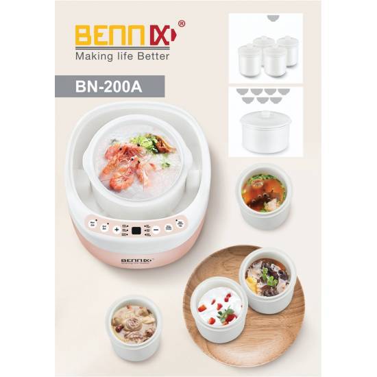 Nồi chưng yến bennix BN-200A Dung tích 2L - Hàng Chính hãng