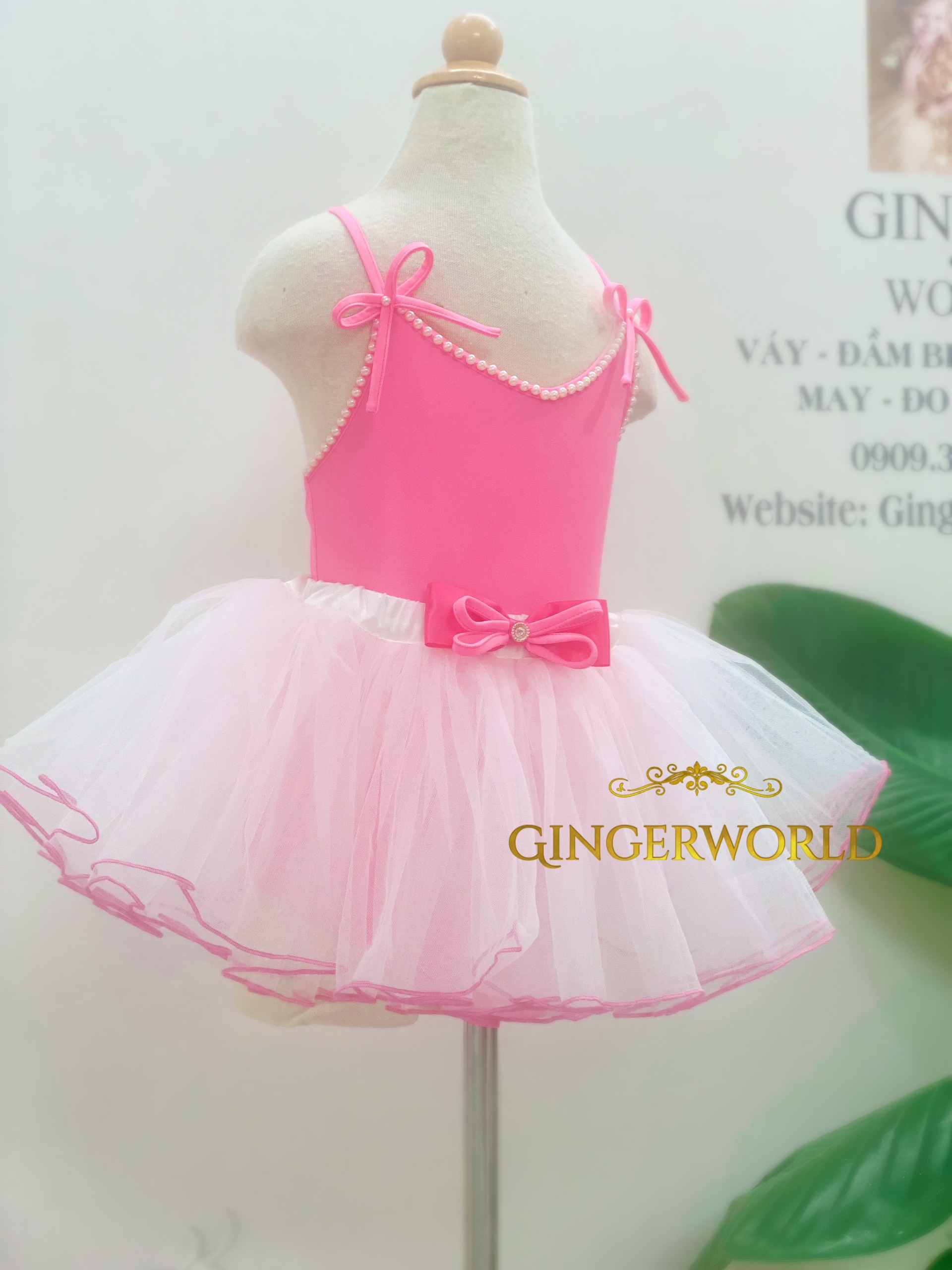 ĐẦM MÚA BALLET CHO BÉ PD385 GINGER WORLD