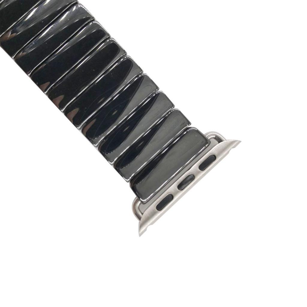 Ceramic Watch Wristband Strap Belt For     2 3 38mm Black