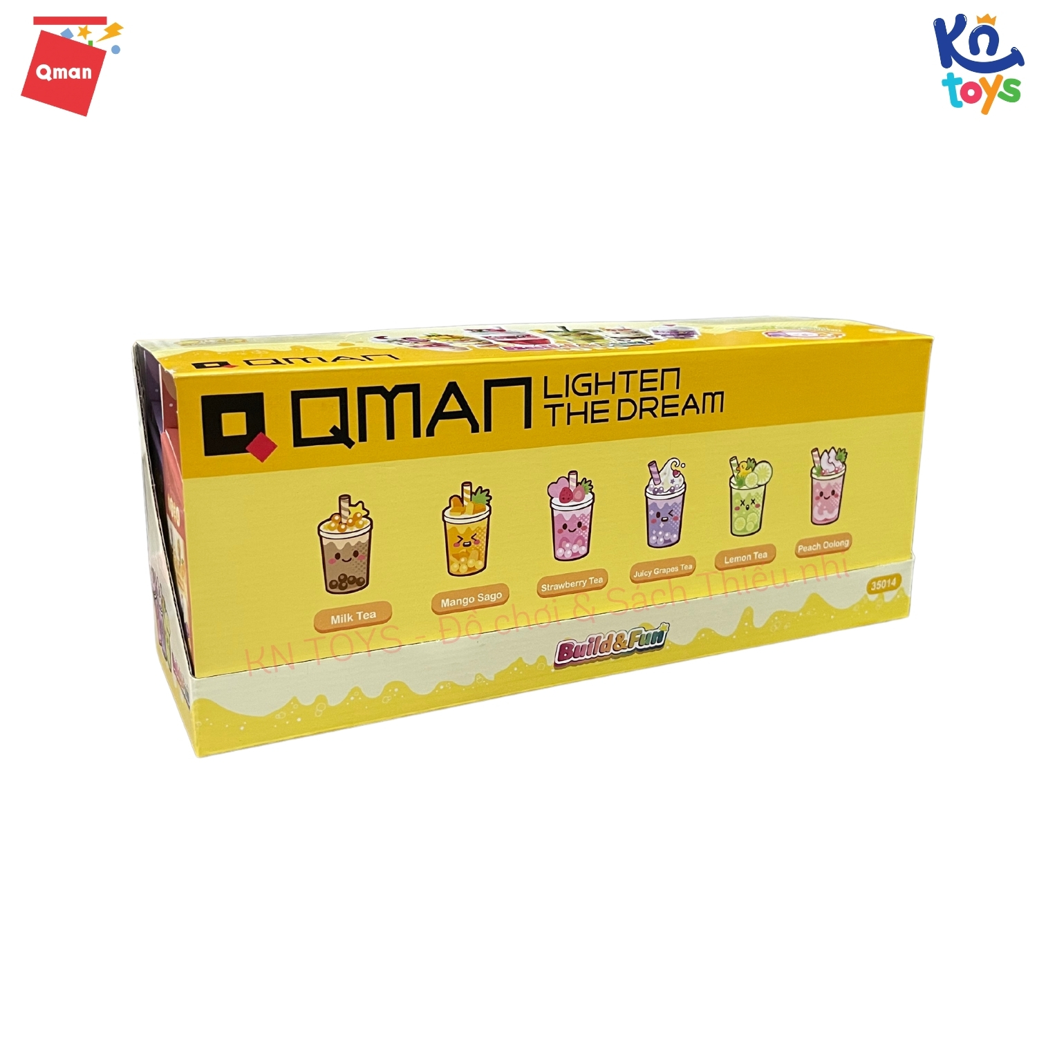 Đồ chơi xếp hình, lắp ráp 6 in 1 Qman 35014 – Đồ uống thú vị