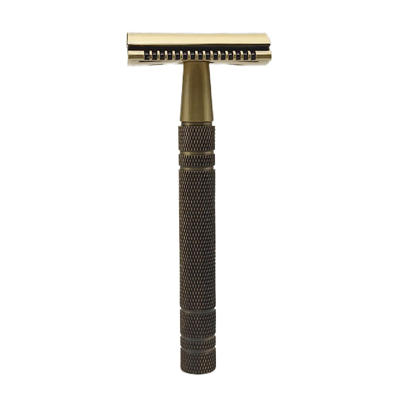 Dao Cạo Râu Cổ Điển Ming Shi KF001 – Tay Cầm Kim Loại, Phiên Bản Luxury