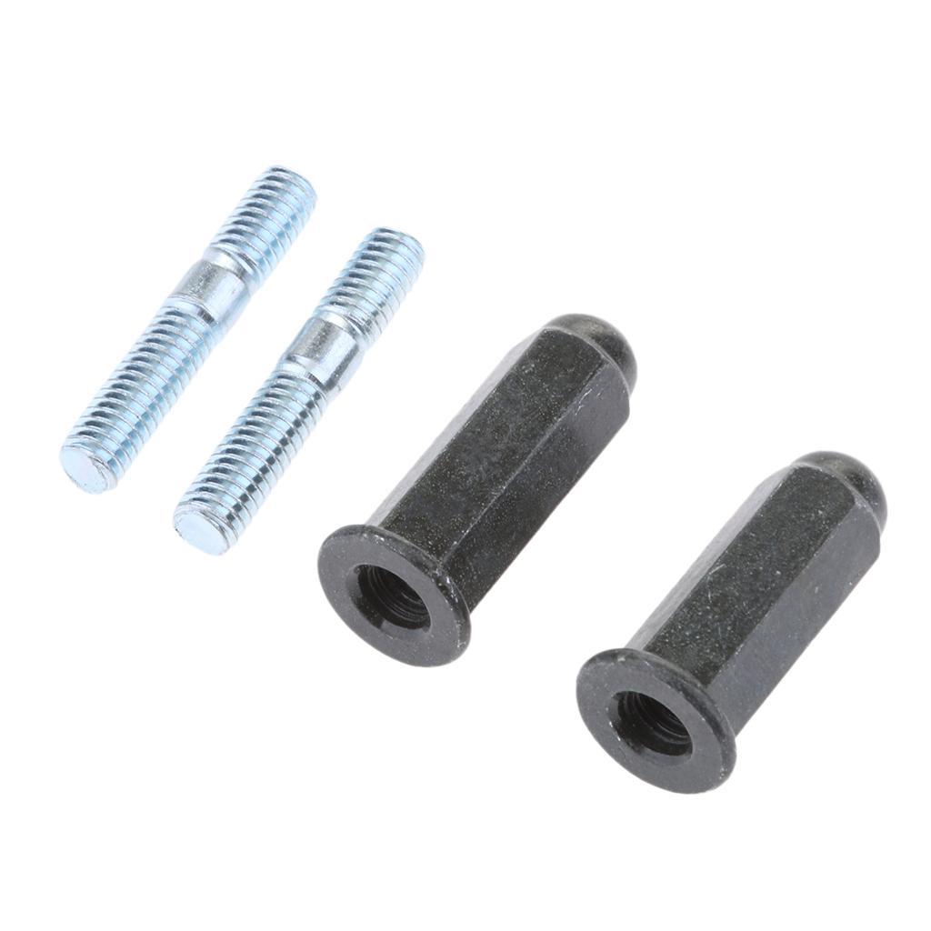 2xExhaust Stud Bolt Nut Set for 110cc 125cc 140cc 160cc 200cc Dirt Bike