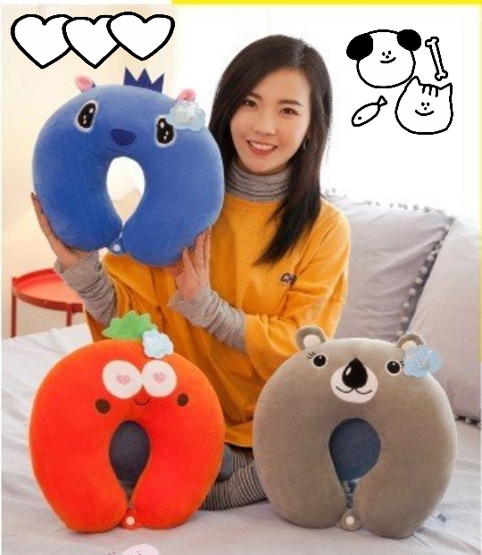 Gối kê cổ Du Lịch Totoro gối có nút bấm tiện lợi