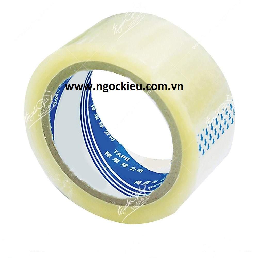 Băng keo đóng gói hàng hóa1 cây 6 cuộn 1KG/cây.