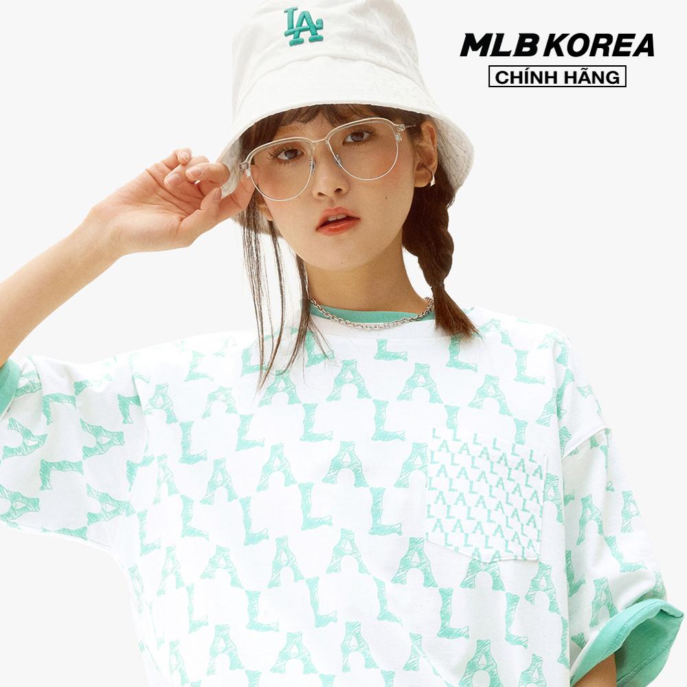 MLB - Áo thun cổ tròn ngắn tay Monogram Mix Pocket 31TSM4131