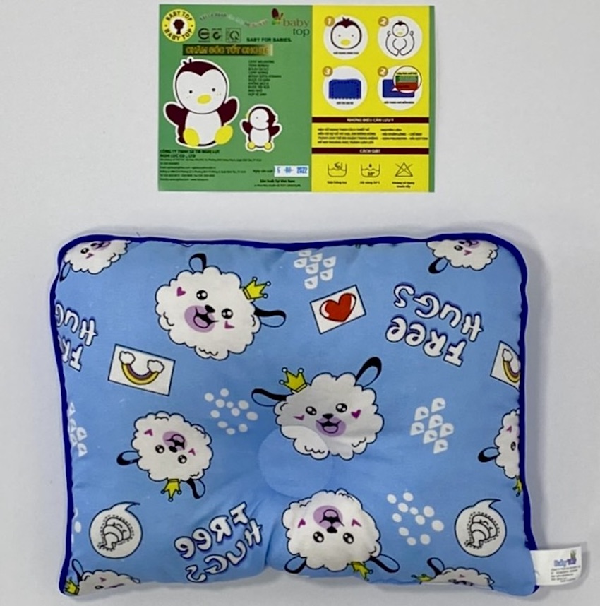 Gối Nằm Kate BabyTop (22x28)và(25x32)cm ( Màu và họa tiết ngẫu nhiên )