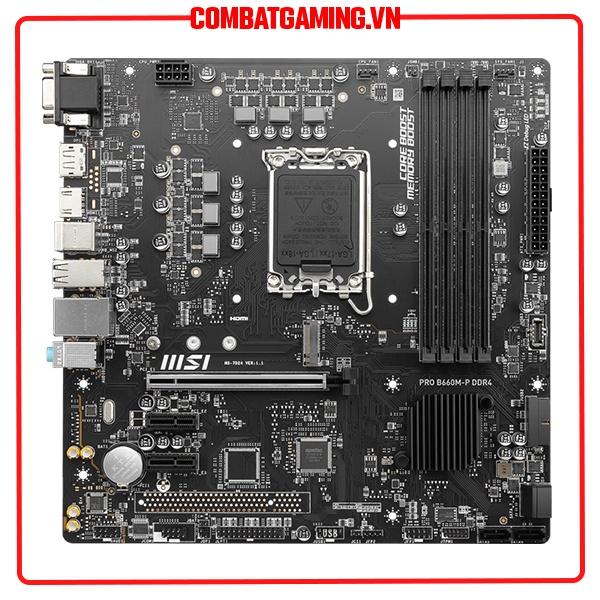 Bo Mạch Chủ Mainboard MSI Pro B660M-P DDR4 - Hàng Chính Hãng