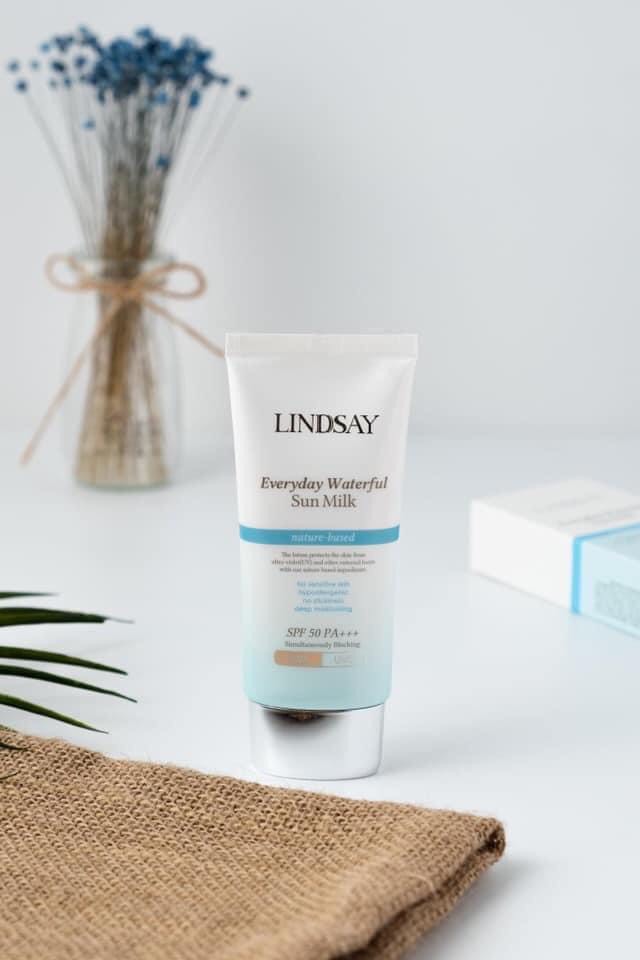 Kem Chống Nắng Lindsay Everyday waterful Sun Milk SPF 50PA+++