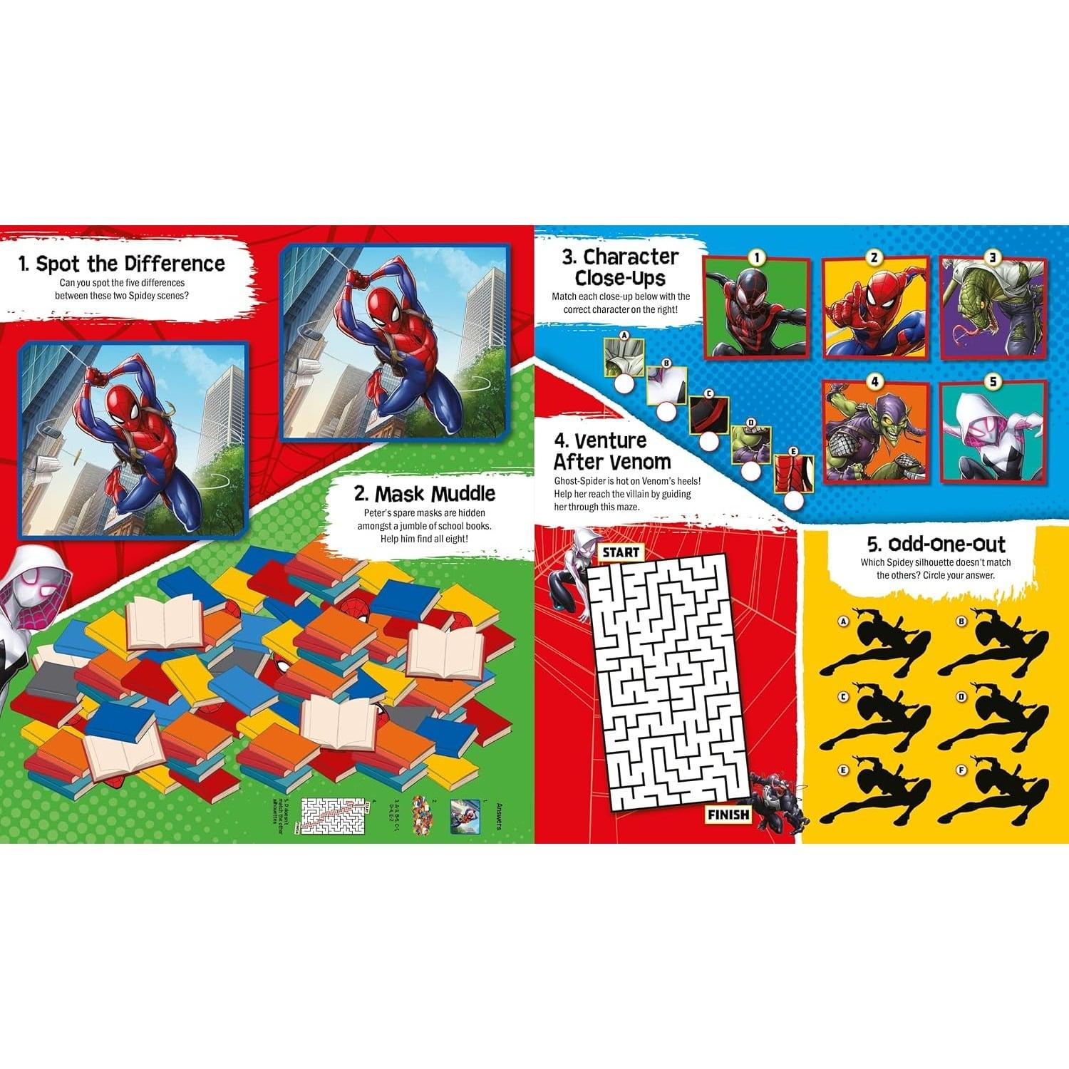 Sách Marvel Spider-Man: Fridge Magnets Activity Book And Craft Kit