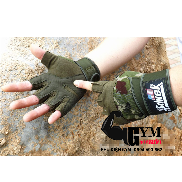 Găng Tay Tập Gym thể thao Gloves Schiek