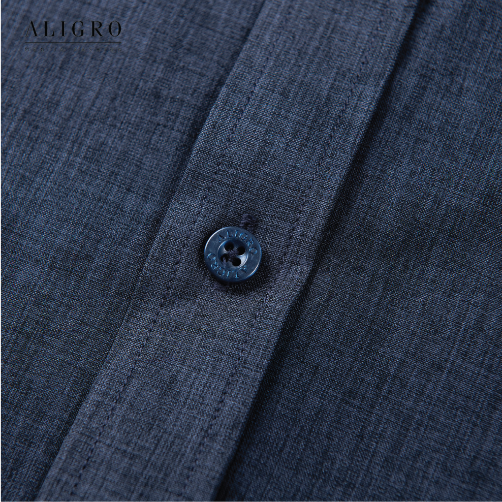 Hình ảnh Áo sơ mi nam dài tay ALIGRO chất liệu pirma cotton mềm mịn, kiểu dáng đơn giản, tinh tế ALGS158