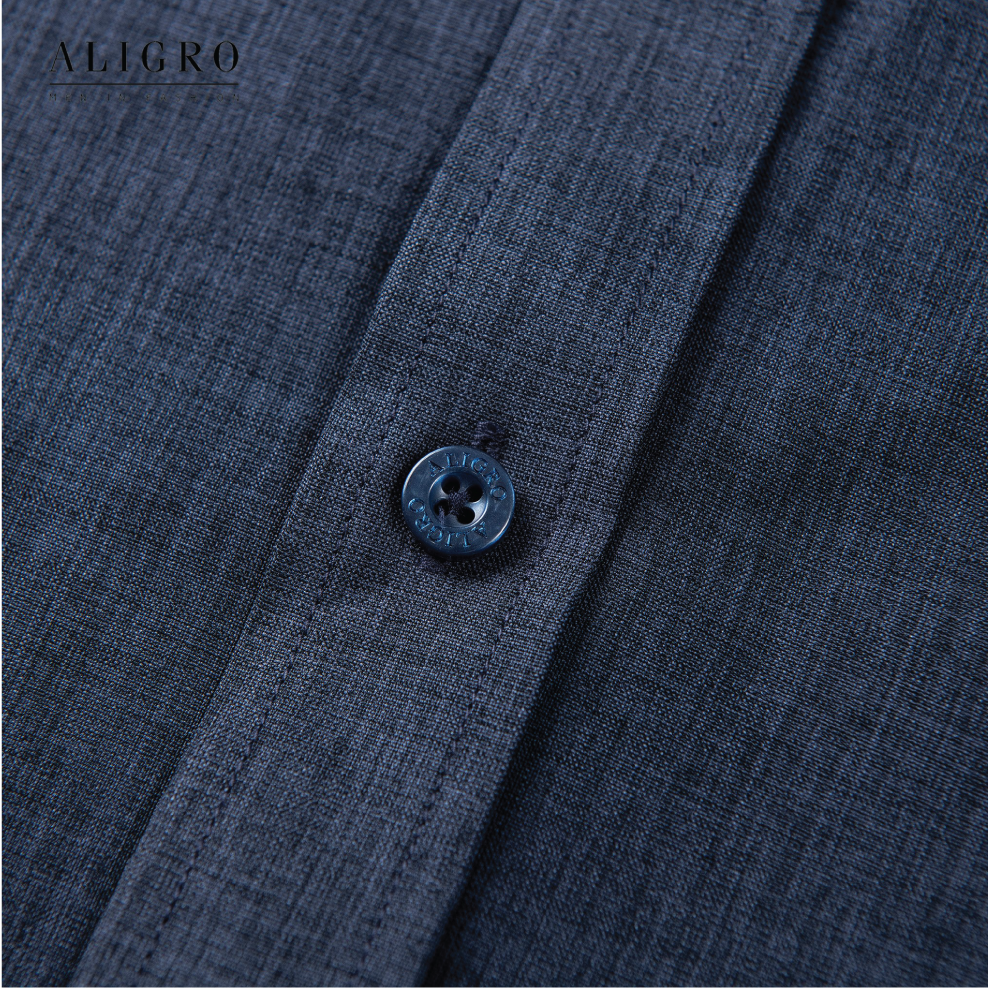 Áo sơ mi nam dài tay ALIGRO chất liệu pirma cotton mềm mịn, kiểu dáng đơn giản, tinh tế ALGS158