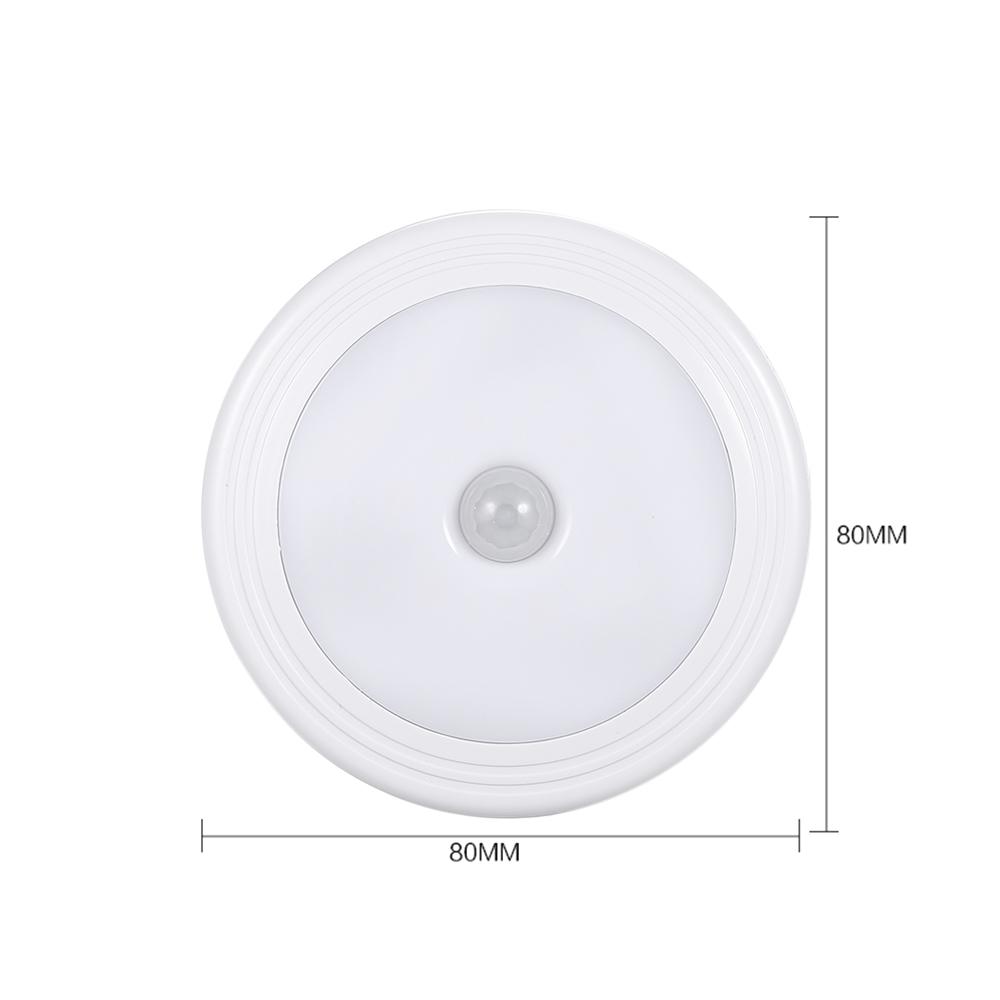 Đèn LED cảm biến chuyển động bằng tia hồng ngoại 6 LED tích hợp ánh sáng nhẹ không chói chạy bằng pin