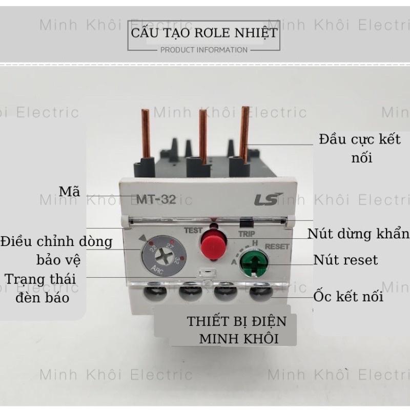 Rơ le nhiệt LS ,relay nhiệt MT-32, rơ le nhiệt cho khởi động từ, contactor