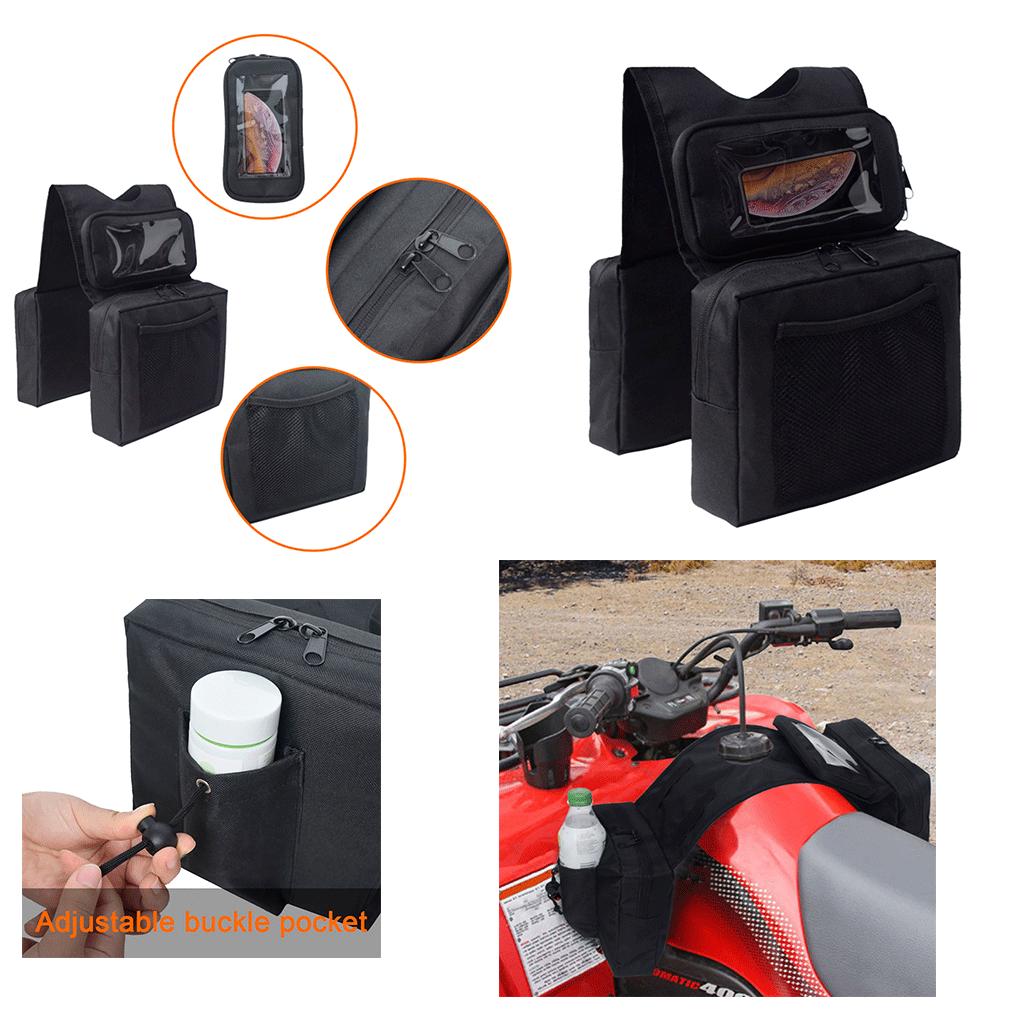 Outdoor Motorcycle Tank Saddle Bag for Pit Quad Bike ATV Snowmobile Scooter
