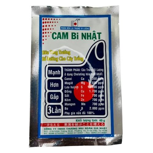Phân bón cam bi Nhật giúp cây xanh mượt, cây phát triển tột bậc, chống đỗ ngã và chịu với thời tiết khô hạn
