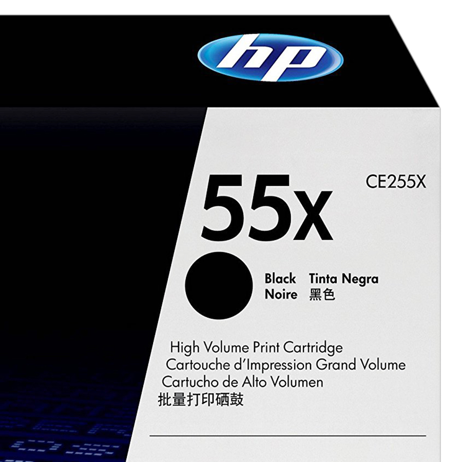 Mực In HP CE255X (HP 55X) Cho Máy In HP P3015d, HP P3015n, HP P3015dn, HP M521dn, HP M525dn, HP M525f, HP M525c, HPP3015x - Hàng Chính Hãng