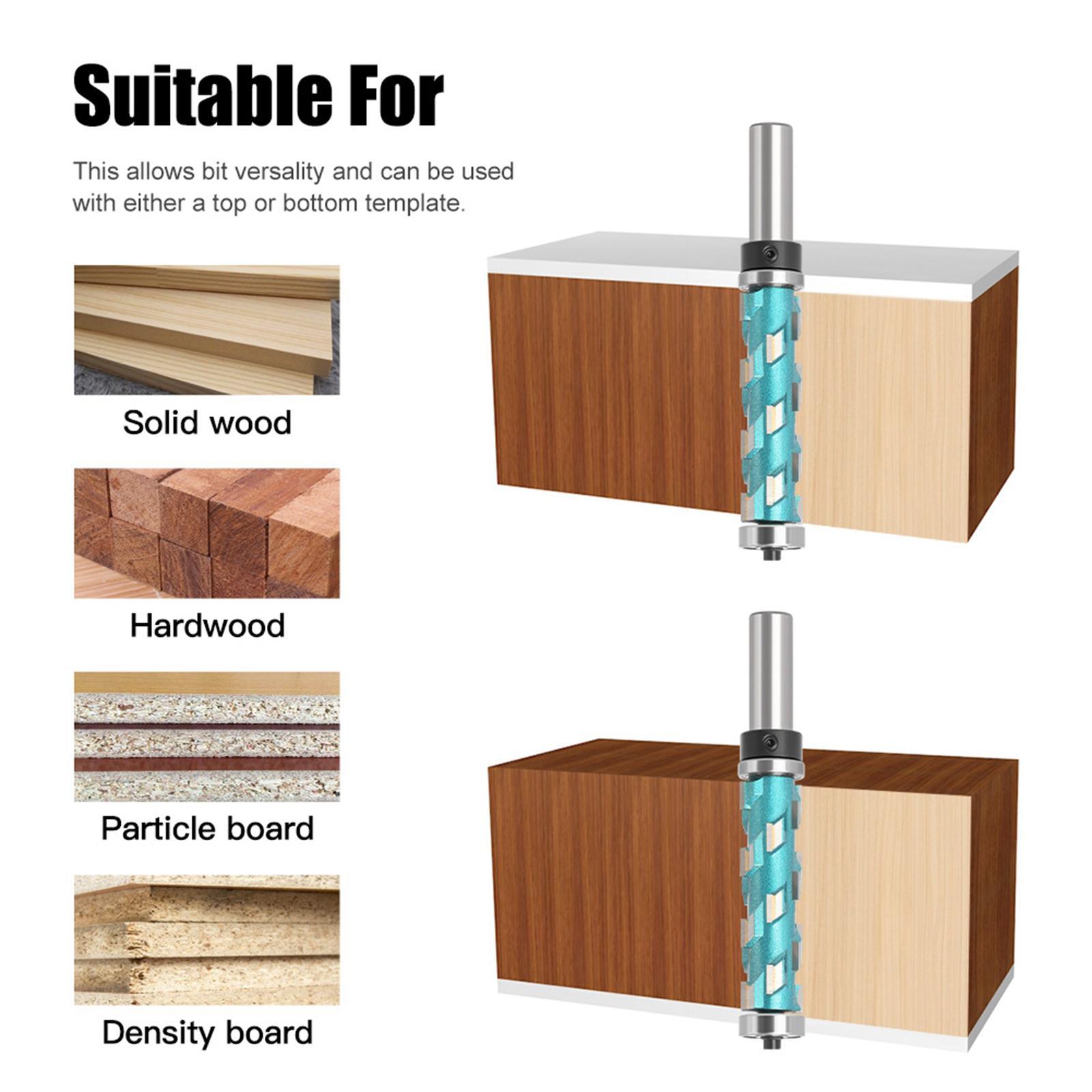 Spiral Flush Trim Router Bit Mill Cutter Bits Trimming Cutter