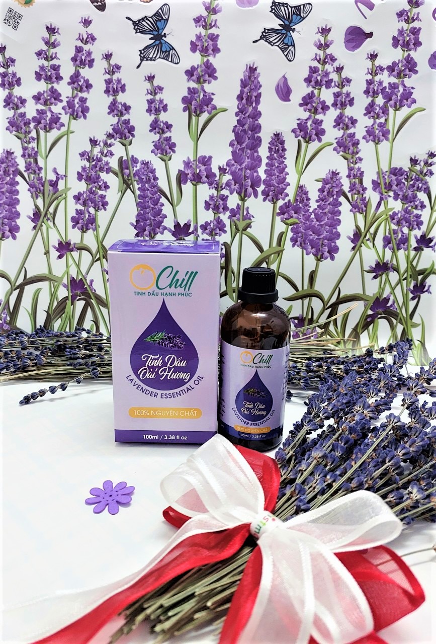 Tinh Dầu Oải Hương OCHILL, Nguyên Chất 100%, Lavender Essential Oil - Kiểm Định QUATEST, COA