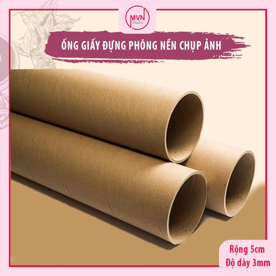 Ống giấy (Tube) đựng phông nền chụp ảnh, ống rộng 5cm và độ dày 3mm (không có nắp) - MVN Studio