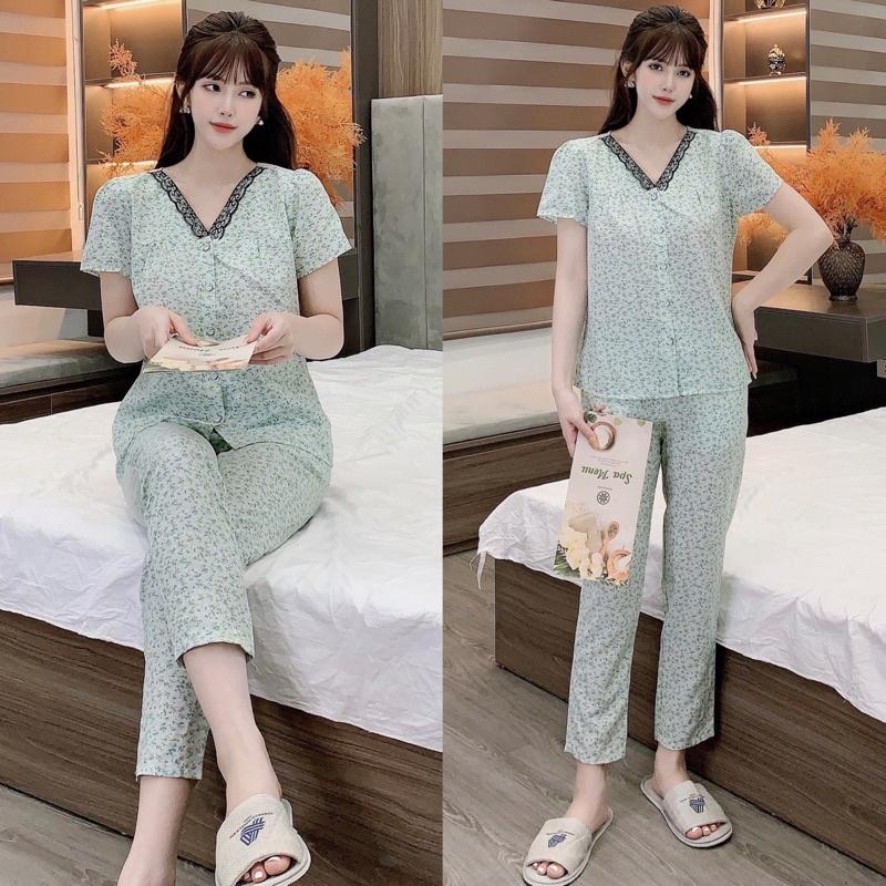Quần áo mặc nhà chất lụa hàn