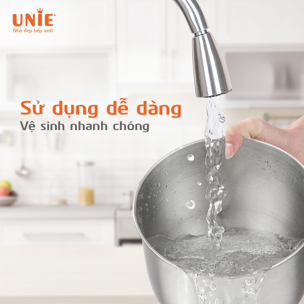 Máy nhồi bột trộn bột đánh trứng Unie UE-990 dung tích 6.5L - Hàng chính hãng