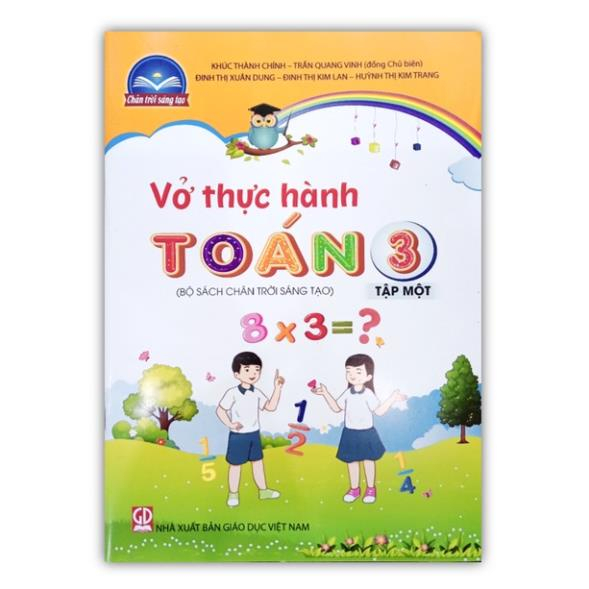 Hình ảnh Sách - Combo trọn bộ 4 quyển Vở thực hành Tiếng Việt, Toán lớp 3 - Chân Trời Sáng Tạo