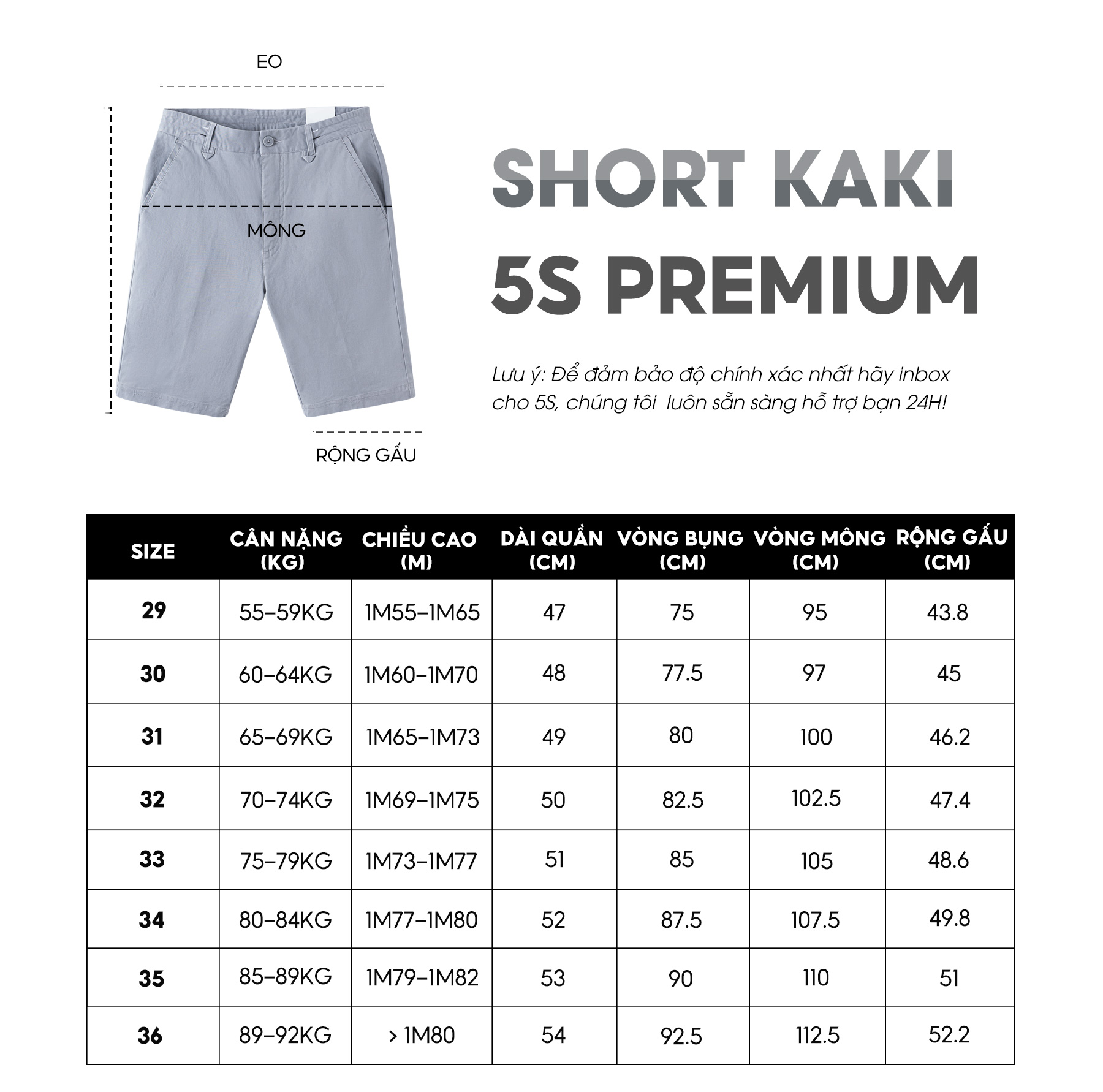 Quần Short Kaki Nam 5S, Chất Cotton Cao Cấp, Thiết Kế Basic, Trẻ Trung, Lịch Lãm (QSK23012)