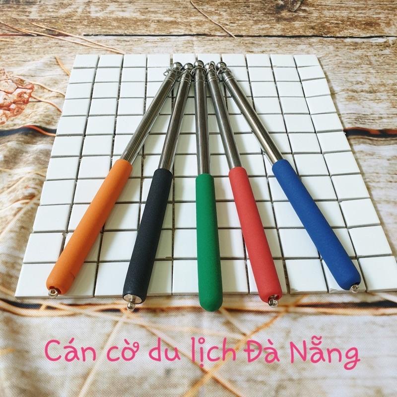 Cán cờ thép không gỉ hướng dẫn viên du lịch dài 1m6 và 2m