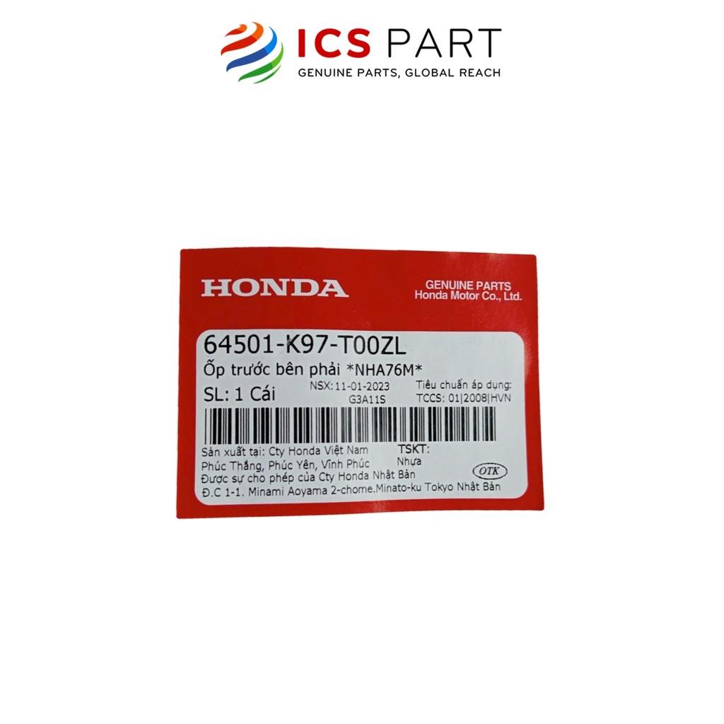 Cánh Yếm Phải Nha76M HONDA Pcx Màu Đen mờ (64501K97T00ZL)