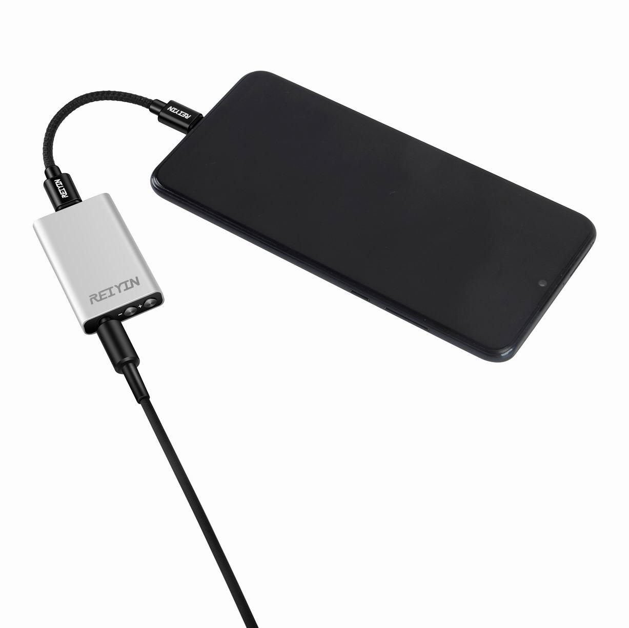 Reiyin Da-Pro ES9038Q2M HIFI USB DAC AMP Bộ khuếch đại tai nghe DSD512 PCM 768KHz 3.5