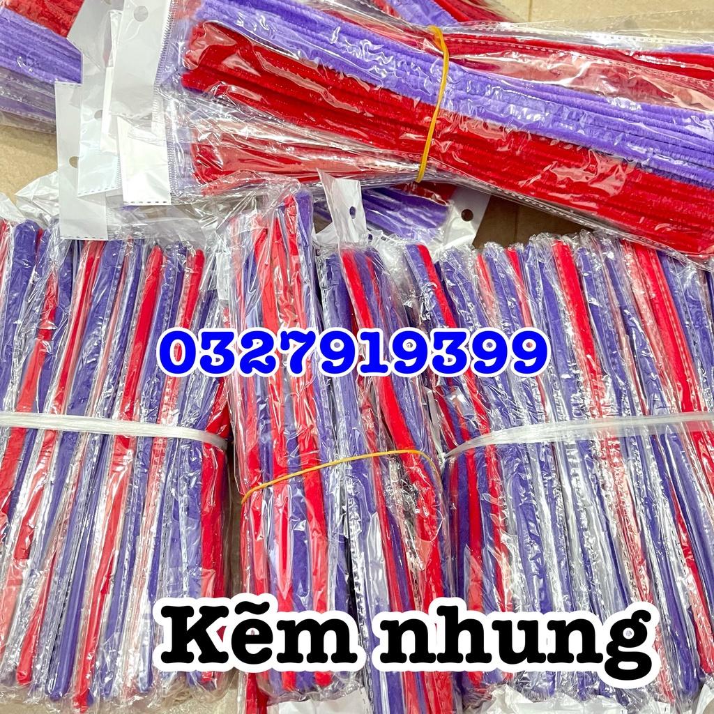 Dây kẽm nhung uốn tóc kiểu Premlock ( tùy size )